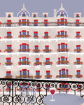 Hotel Plaza Athénée in Paris. Limited edition print.