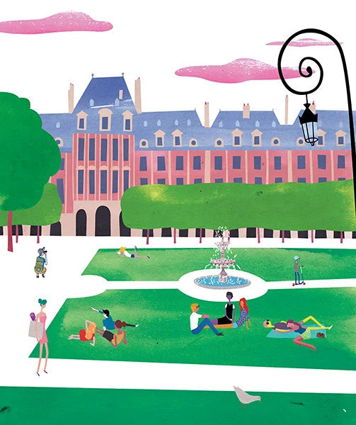 Place des Vosges Paris, Limited edition print