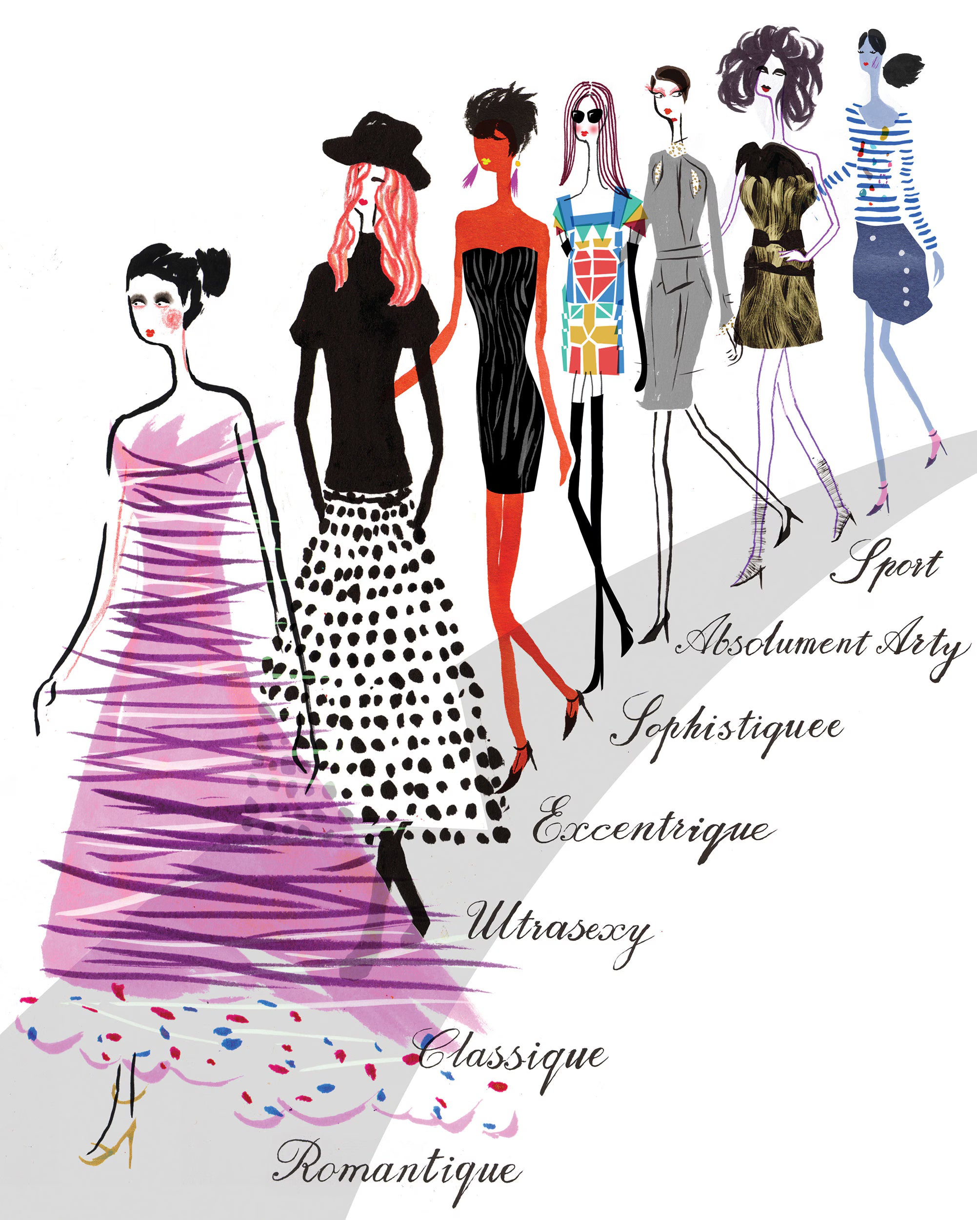 Paris women's fashion, Limited edition print