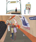Paris Metro. Limited edition print