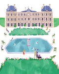 Luxembourg garden Paris. Limited edition print
