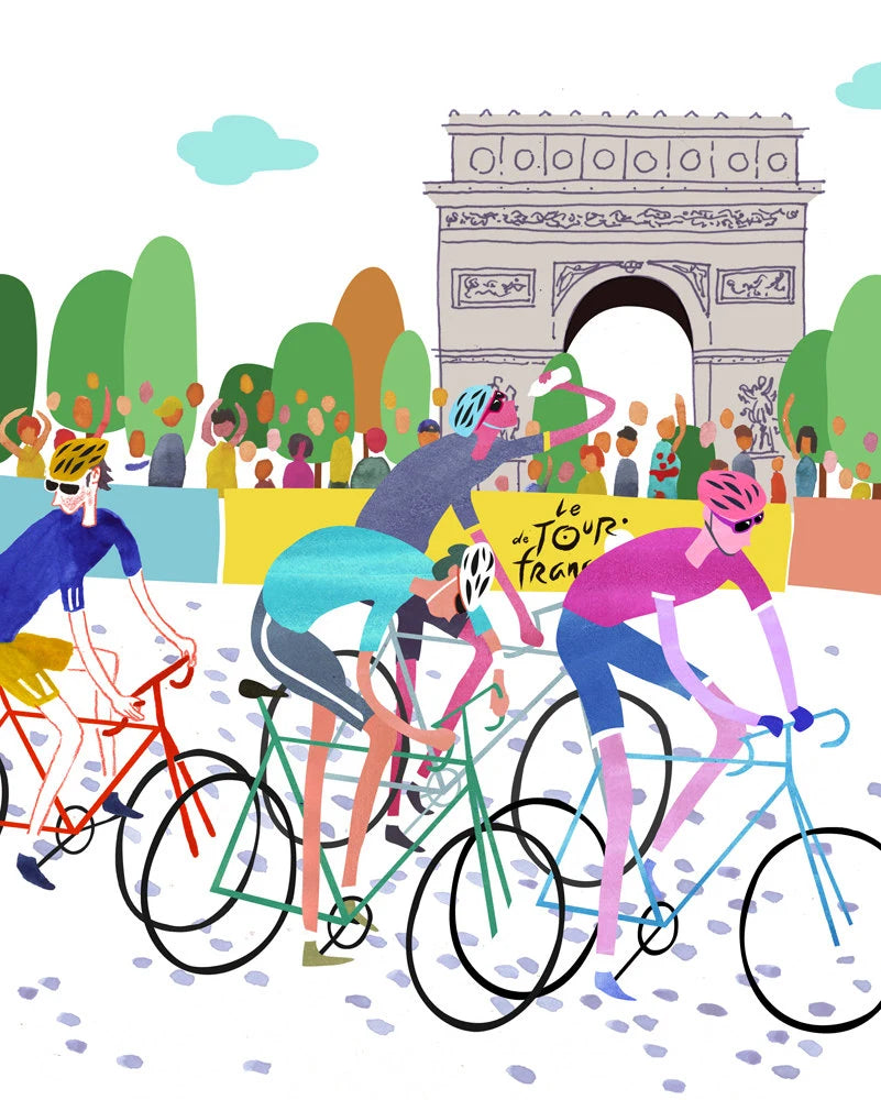 Tour de France. Limited edition print