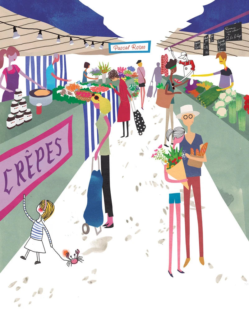 Le Marche Paris. Limited edition print