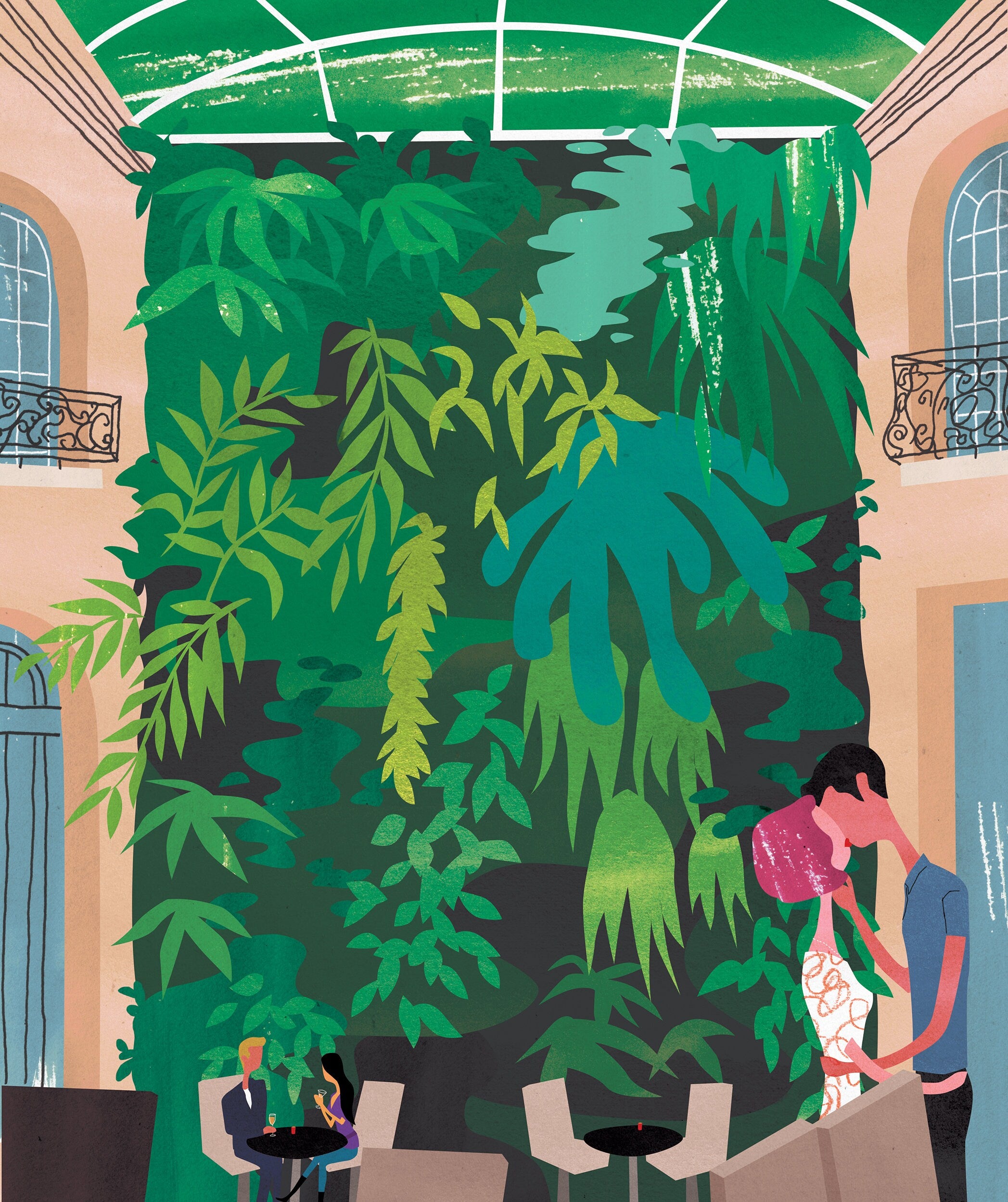 Pershing Hall Paris. Limited edition print