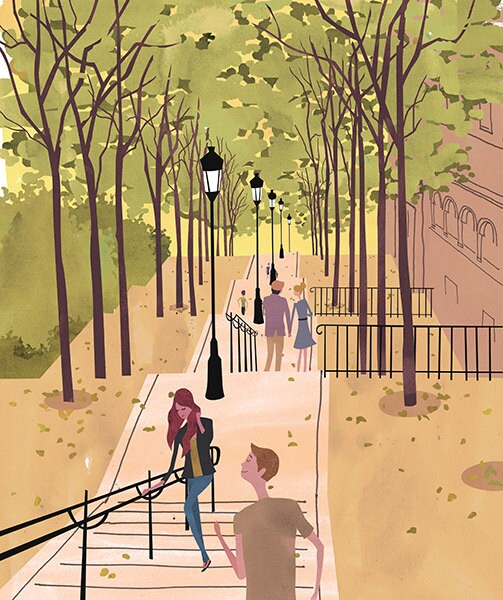 Paris Stairs. Limited edition print