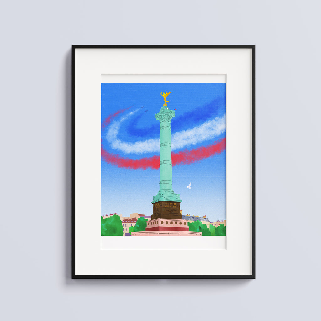 Bastille. Limited edition print.