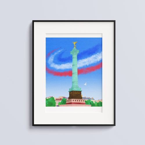 Bastille. Limited edition print.