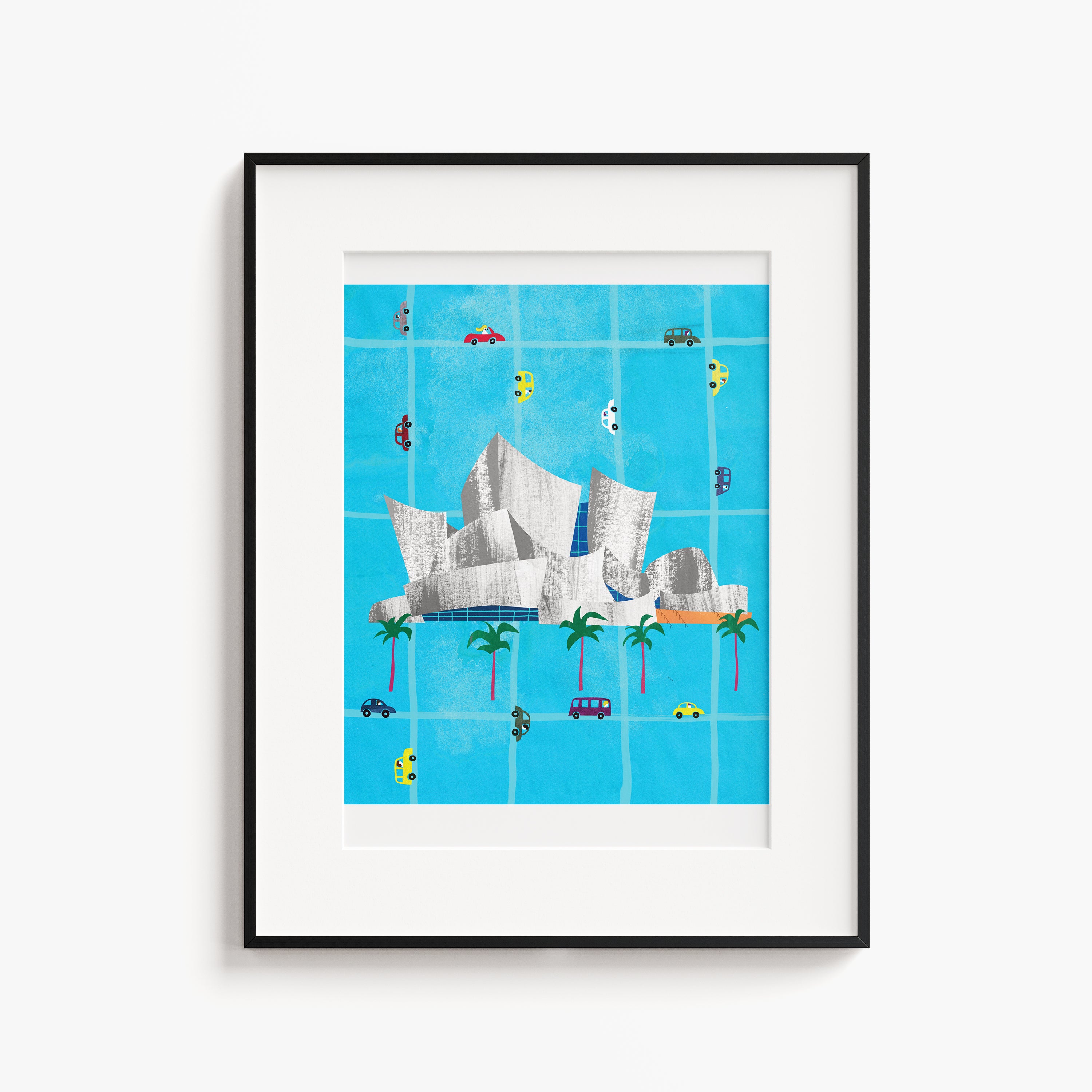 Walt Disney Concert Hall. Limited edition print.
