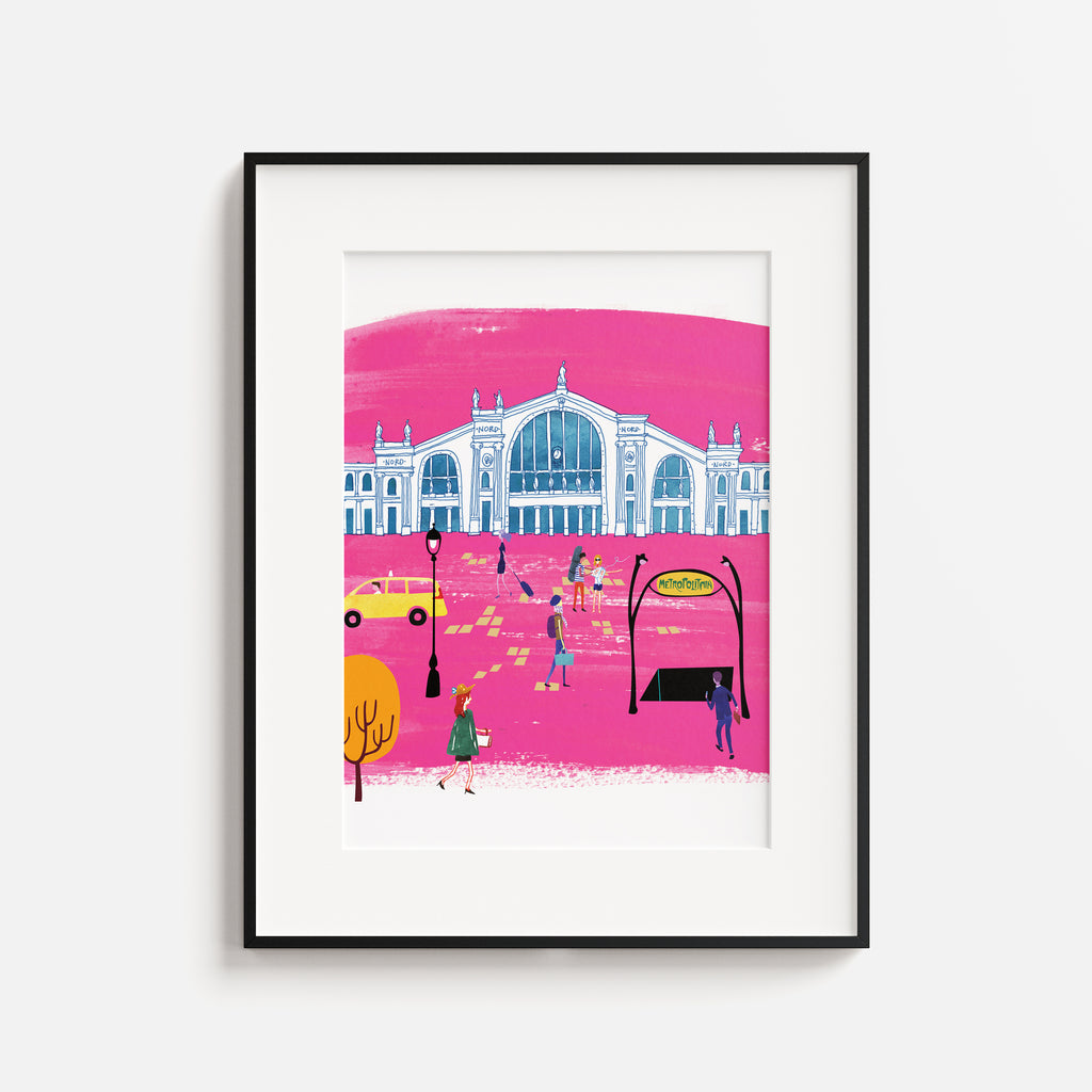 Gare Du Nord Paris. Limited edition prints