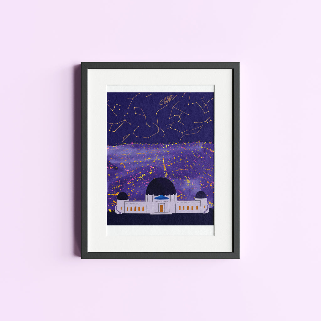 Griffith Observatory. Limited edition print.