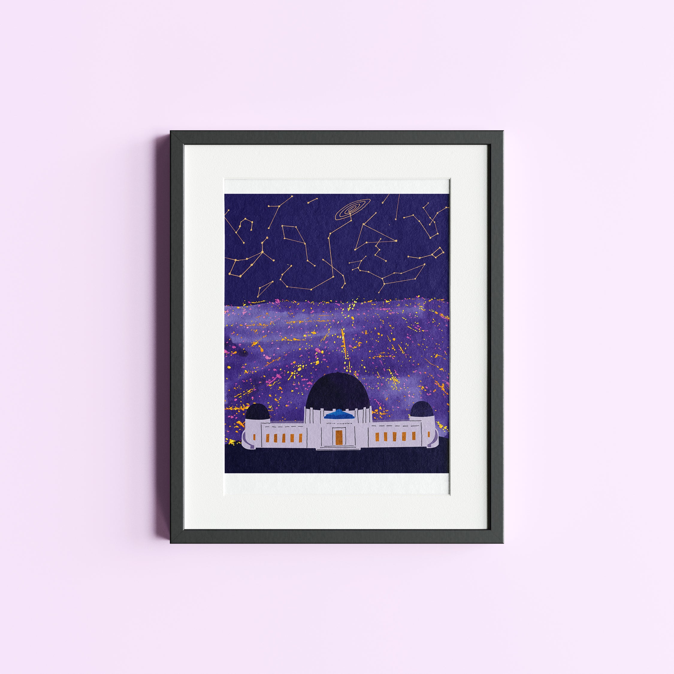 Griffith Observatory. Limited edition print.