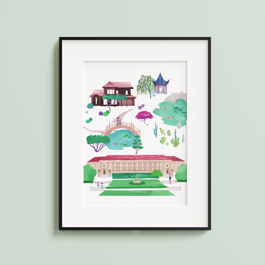 Huntington Library. Limited edition print.