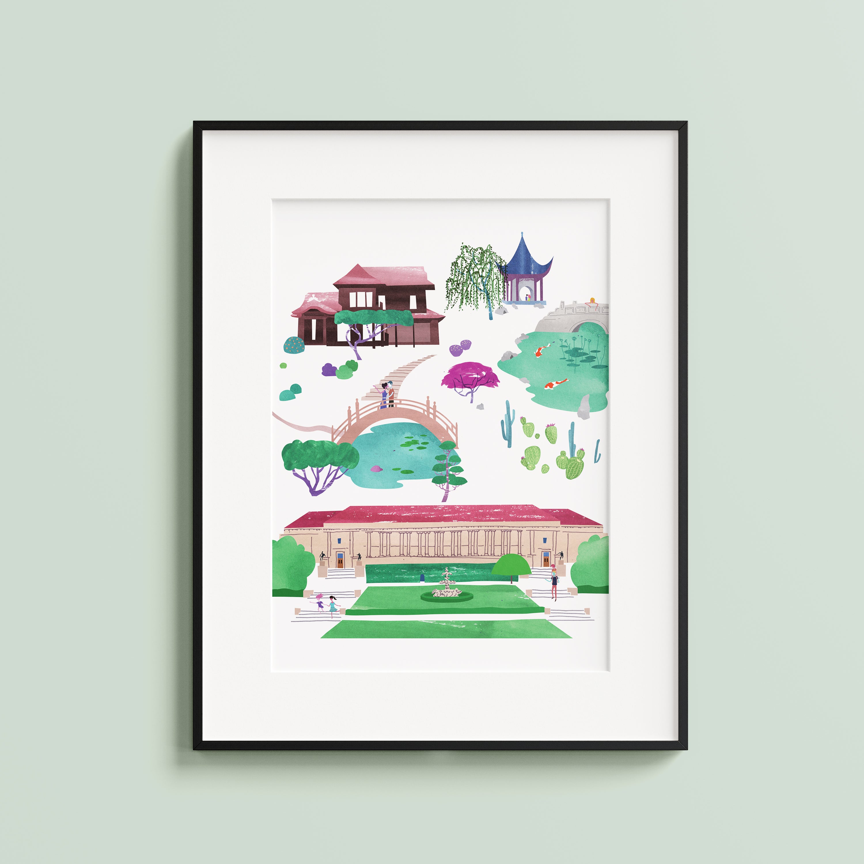 Huntington Library. Limited edition print.