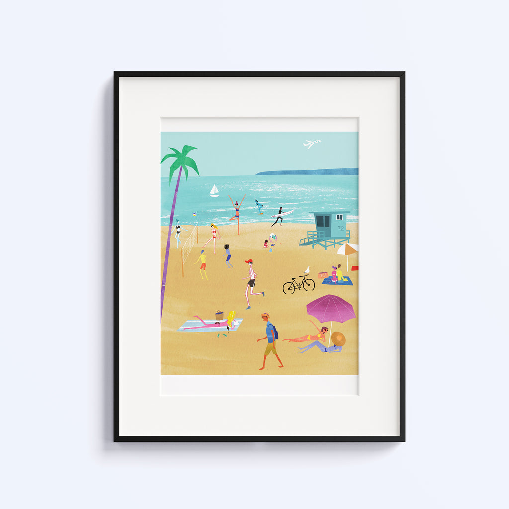Beaches. Limited edition print.