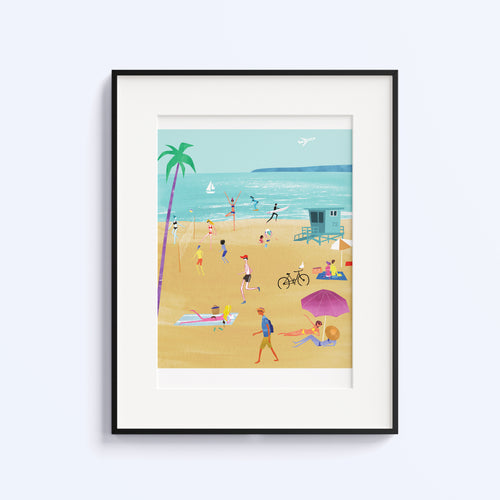 Beaches. Limited edition print.