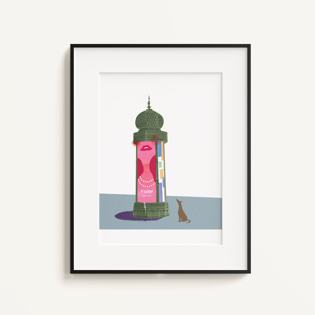 Paris kiosk. Limited edition prints