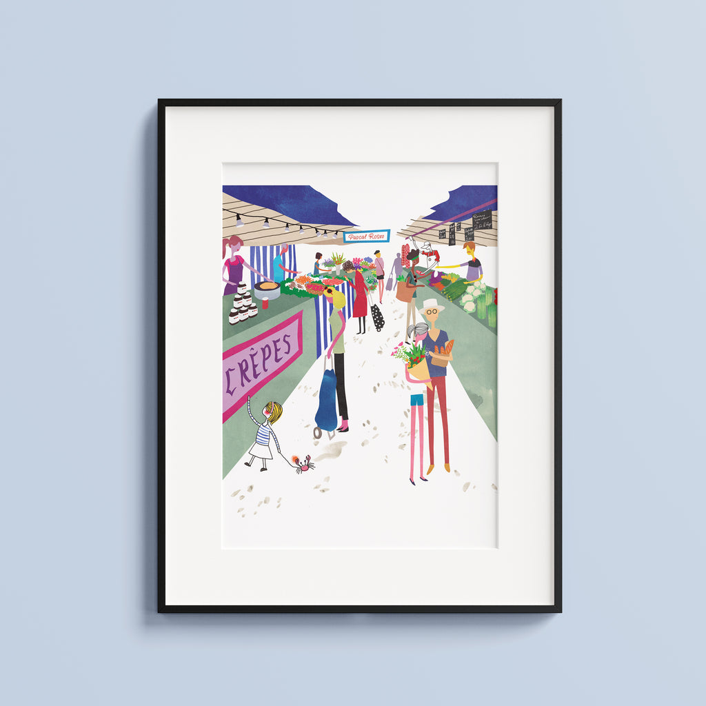 Le Marche Paris. Limited edition print