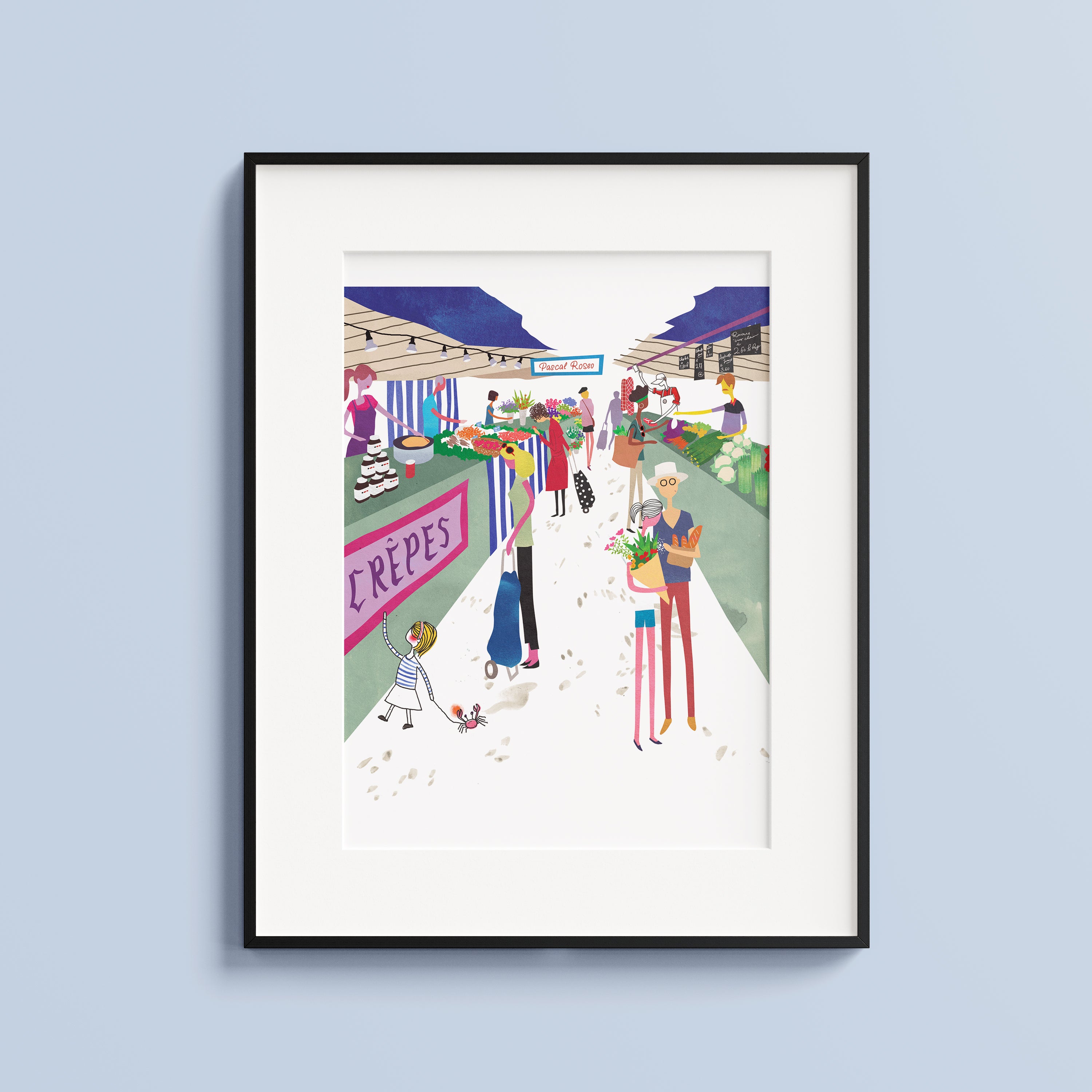 Le Marche Paris. Limited edition print