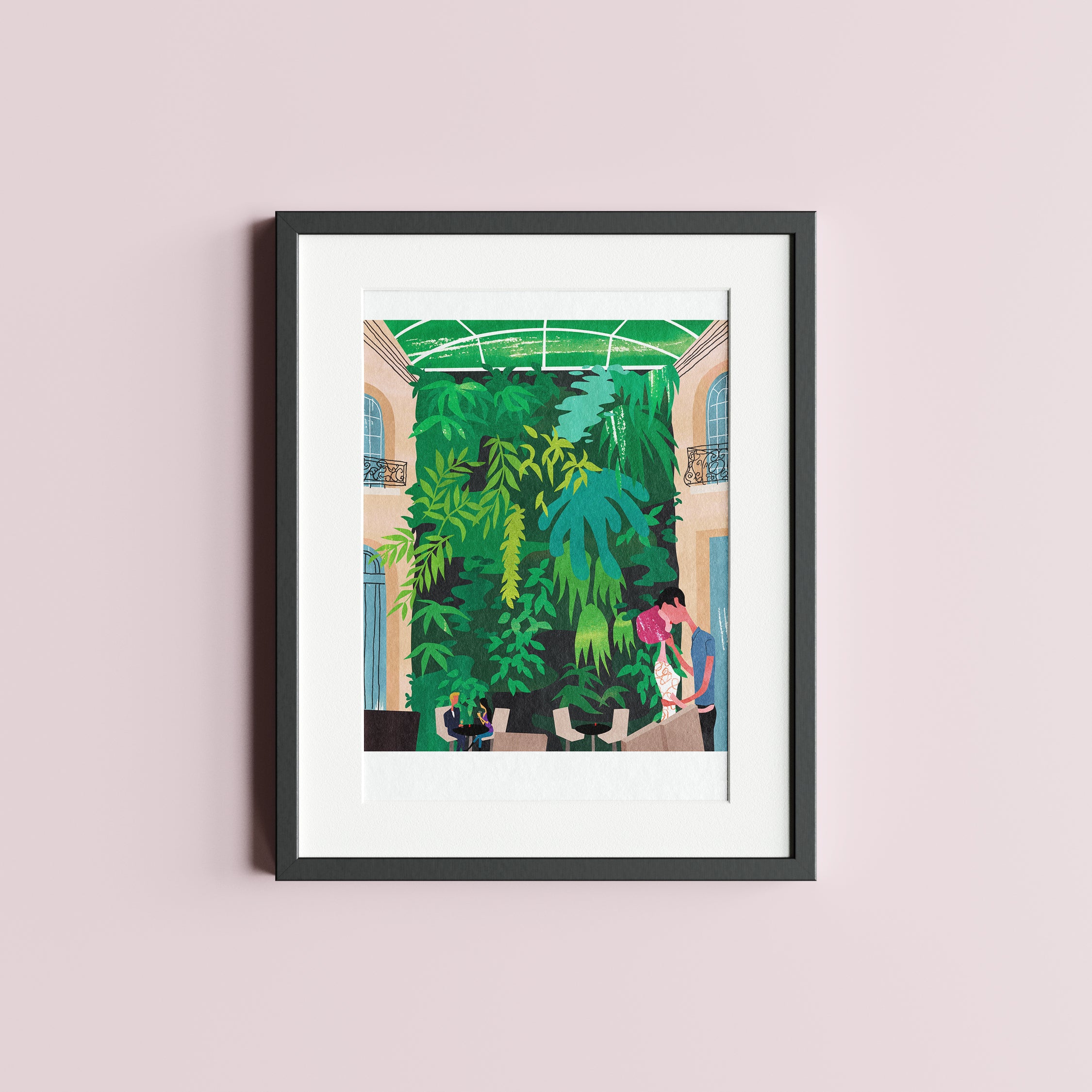 Pershing Hall Paris. Limited edition print
