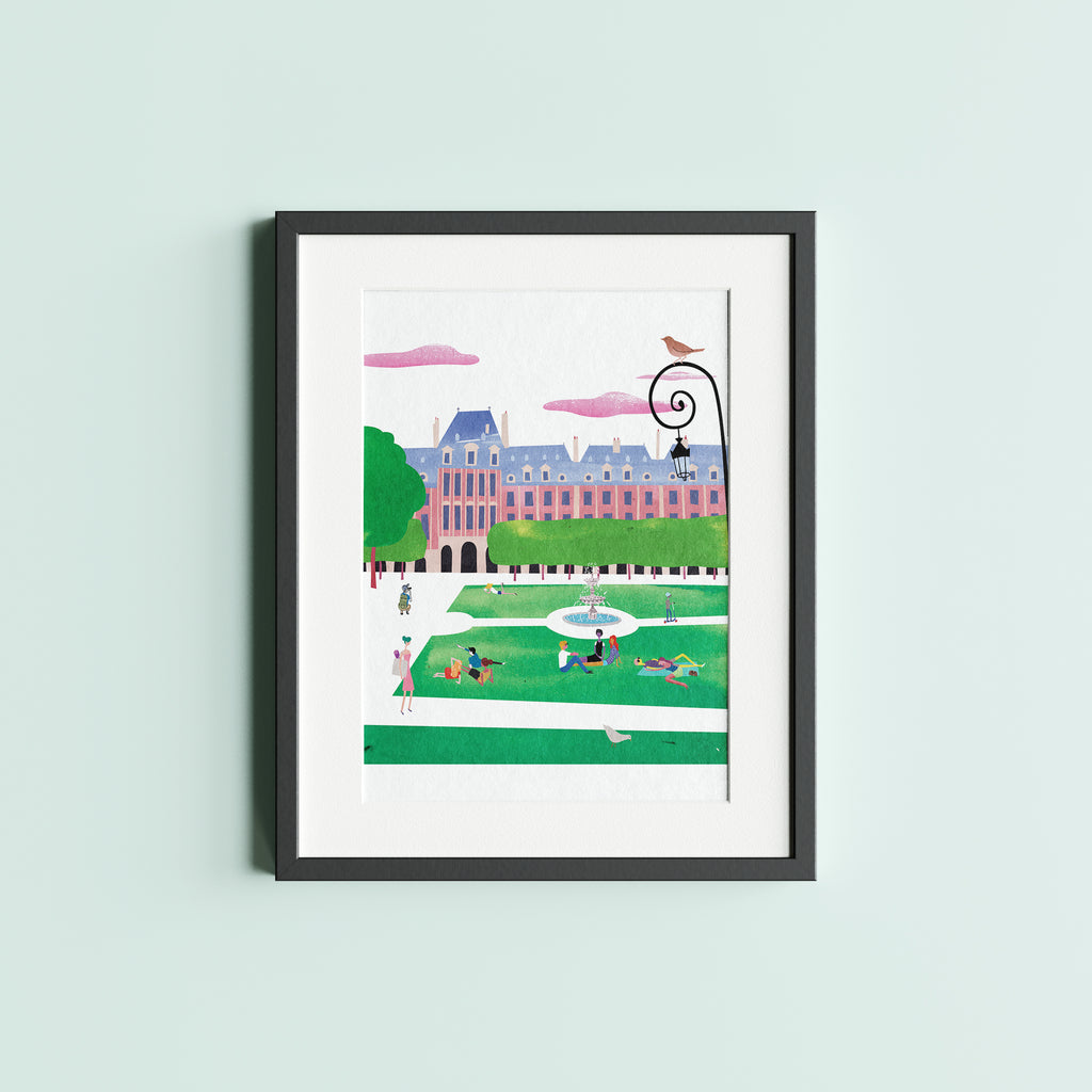 Place des Vosges Paris, Limited edition print