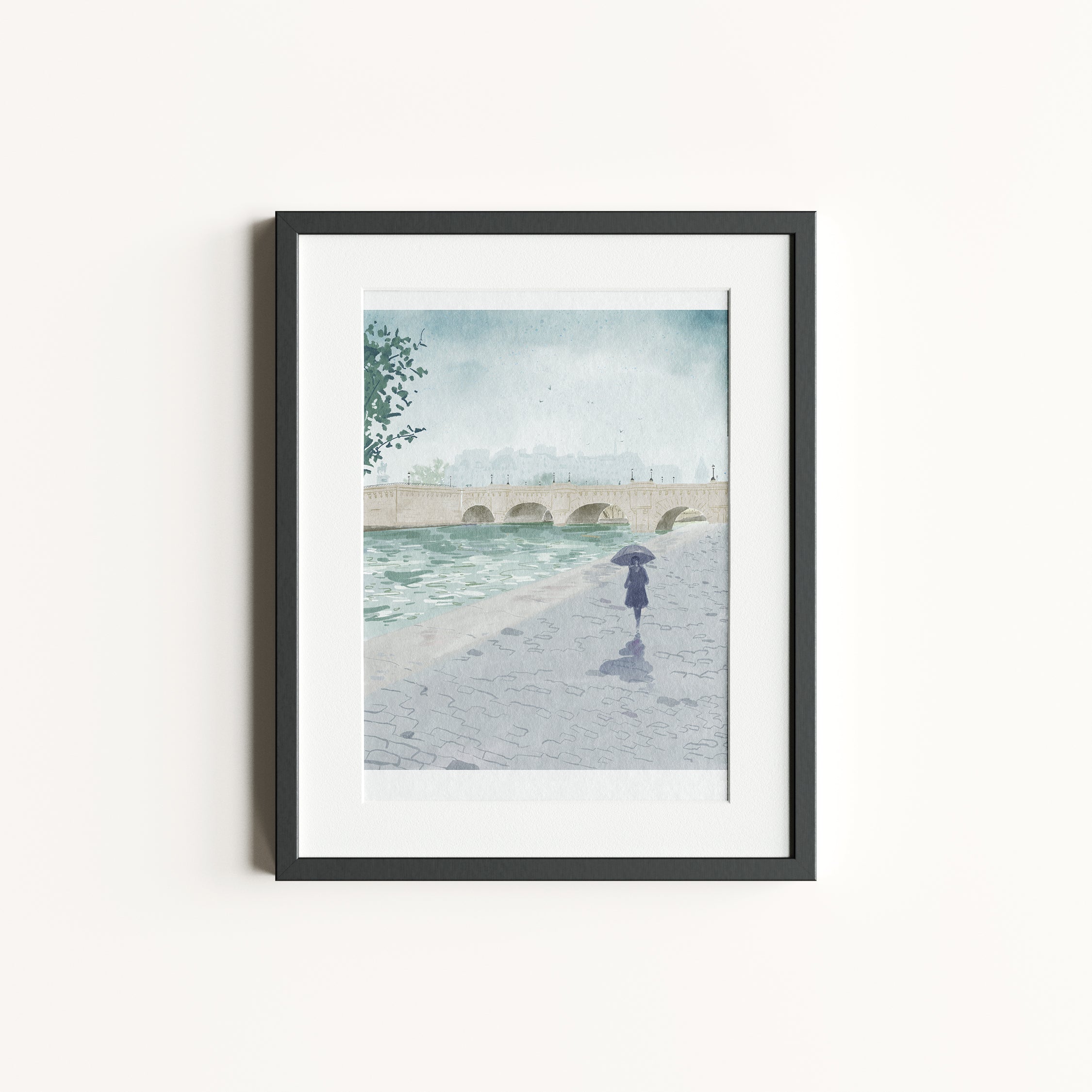 Ponnt Neuf Paris. Limited edition print.