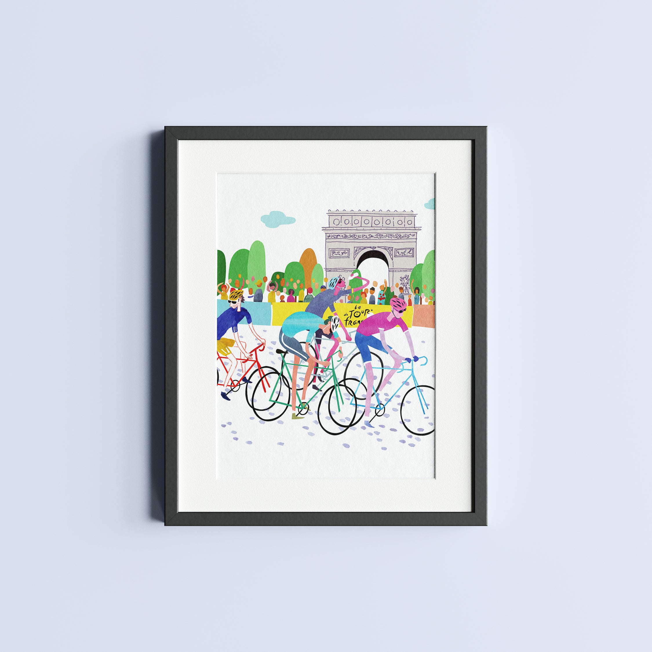 Tour de France. Limited edition print