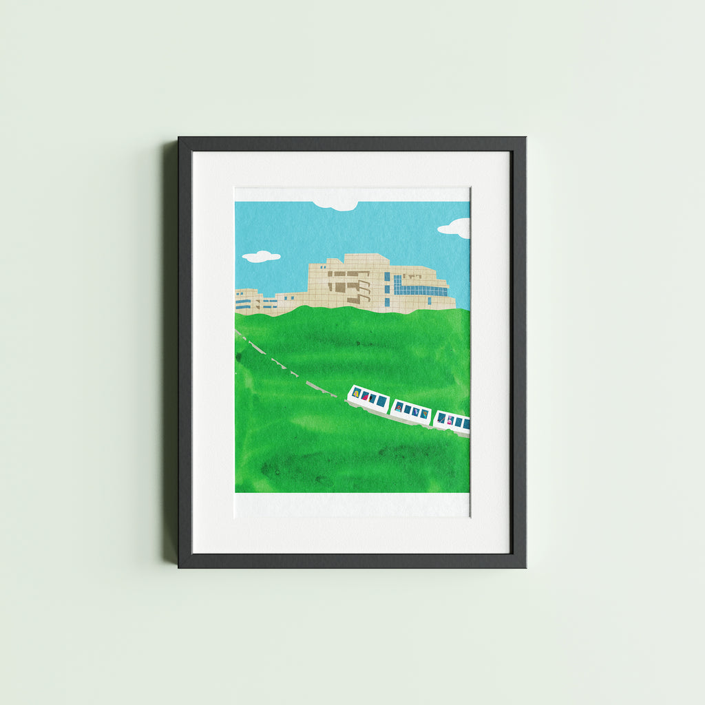 The Getty. Limited edition print.