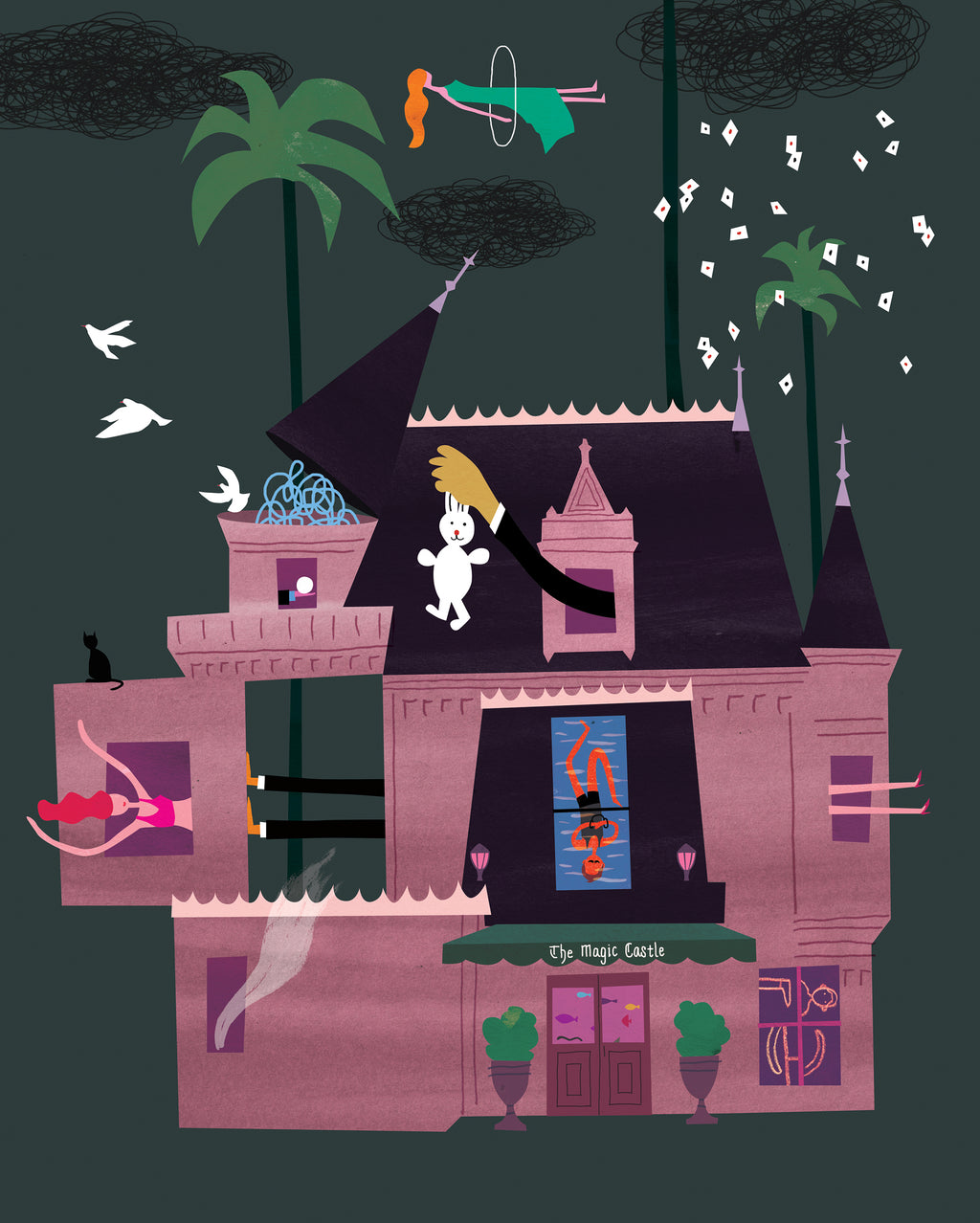 Magic Castle. Limited edition print.