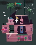 Magic Castle. Limited edition print.